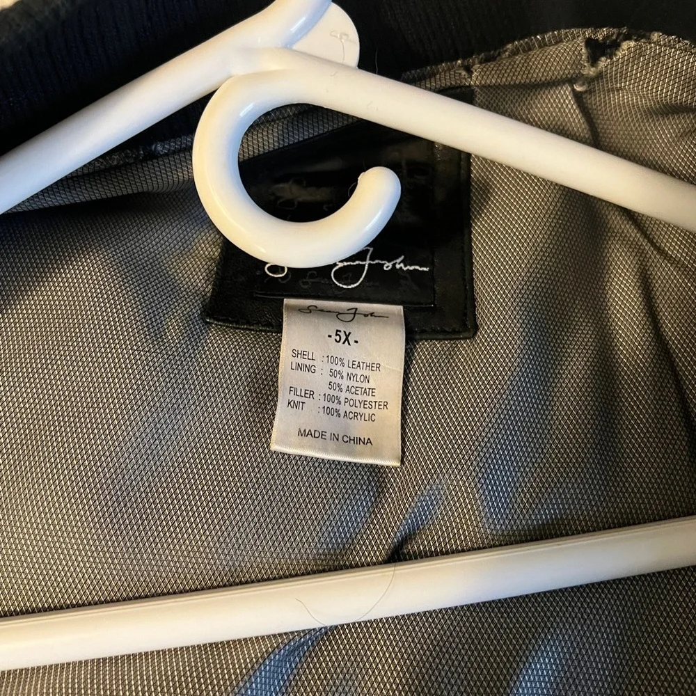 PreOwned Sean John 100% leather Jacket 5xl​ - Picture 6 of 10